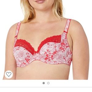 Elomi Kim Underwire Stretch Lace Plunge Bra 32K